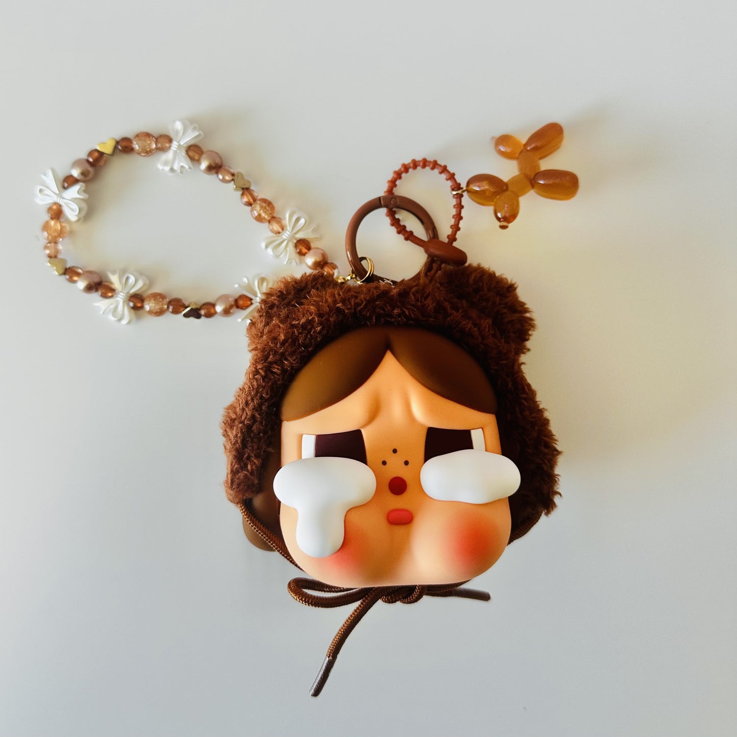 Earphone case - Brown
